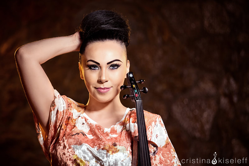 Cristina Kiseleff violonista care a facut senzatie la concursurile de talente se pregateste de un concert